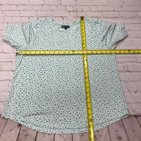 Democracy Women Short Sleeve Blouse Top Shirt Size Extra Large M108 -22 - Picture 2 of 12